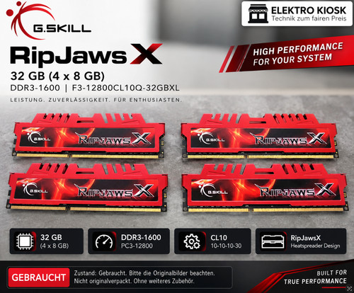 Skill ripjawsx 4x8 - 32, gb
