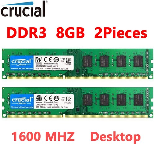 Crucial ddr3 16gb kit - ddr3,