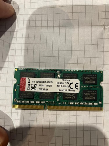 Ram kingston 8gb ddr3l 1600mhz - kingston,
