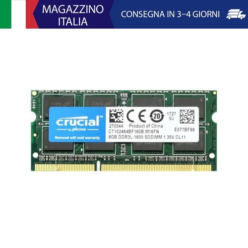 Crucial ram ct102464bf160b 8gb - crucial,