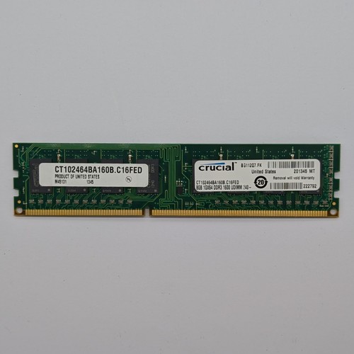 Crucial ddr3 1600 - crucial, gb