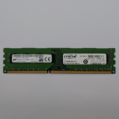 Micron ddr3 1600 - 8, gb