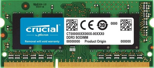 Crucial ddr3l 1600 mhz - 8,