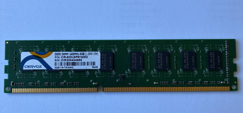 Ram ddr3 8gb 1600mhz - ram,
