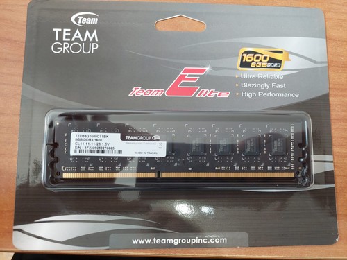 Ram ddr3 8gb 1600 - ram,