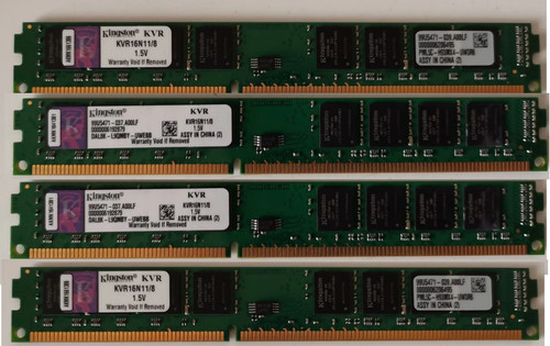 Kit memoria ram 32gb - memoria, (4x8gb)