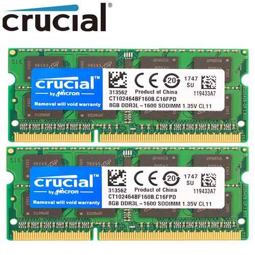 Crucial ddr3l gb 1600 - 16,